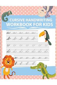Cursive handwriting workbook for kids