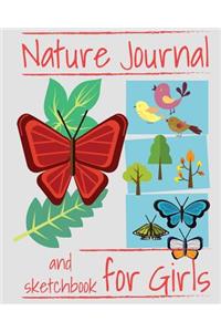 Nature Journal and Sketchbook for Girls