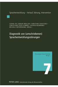 Diagnostik Von (Umschriebenen) Sprachentwicklungsstoerungen