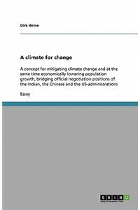 climate for change