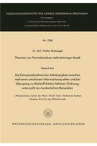 Theorien Zur Formalanalyse Mehrstimmiger Musik