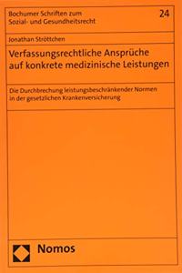Verfassungsrechtliche Anspruche Auf Konkrete Medizinische Leistungen