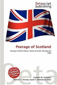 Peerage of Scotland