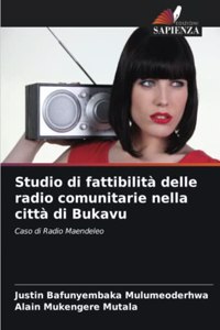 Studio di fattibilità delle radio comunitarie nella città di Bukavu