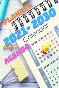 2021-2030 Ten Year Calendar