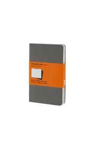 Moleskine Cahier Journal (Set of 3), Pocket, Ruled, Pebble Grey, Soft Cover (3.5 X 5.5)