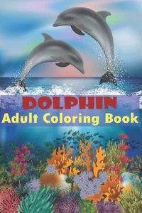 Dolphin Adult Coloring Book