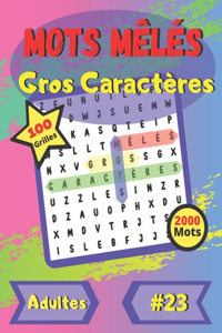 Mots mêlés Gros Caractères #23