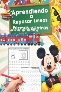 Aprendiendo a Repasar Líneas, Formas y Letras