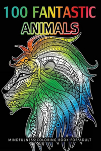 100 Fantastic Animals Coloring Book