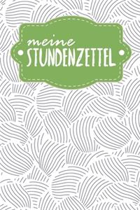 Stundenzettel