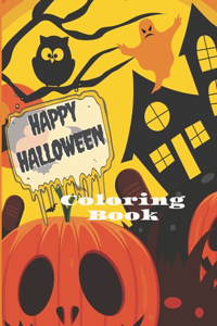 Happy Halloween Coloring Book