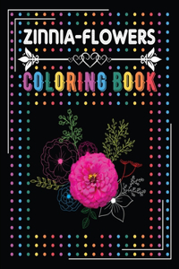Zinnia Flower Coloring Book