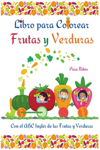 Libro para Colorear Frutas y Verduras