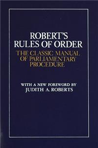 Robert's Rules of Order