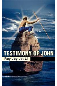 Testimony of John