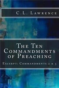 Ten Commandments of Preaching