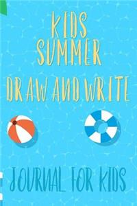 Kids Summer Draw And Write Journal For Kids