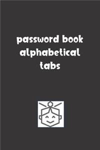 Password Book Alphabetical Tabs