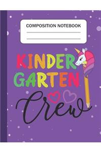 Kindergarten Crew - Composition Notebook