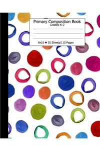 Primary Composition Book, 8x10, 55 Sheets/110 Pages
