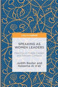 Speaking as Women Leaders