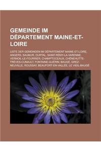 Gemeinde Im Departement Maine-Et-Loire