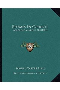 Rhymes in Council