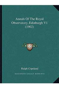 Annals Of The Royal Observatory, Edinburgh V1 (1902)