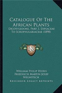 Catalogue Of The African Plants