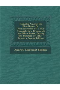 Rambles Among the Blue-Noses: Or, Reminiscences of a Tour Through New Brunswick and Nova Scotia, During the Summer of 1862