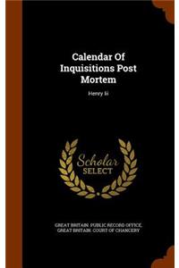 Calendar of Inquisitions Post Mortem