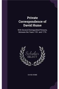 Private Correspondence of David Hume