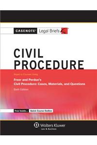 Civil Procedure: Freer & Perdue 6e