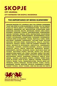 Skopje City Journal, City Notebook for Skopje, Macedonia