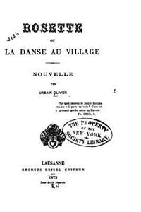 Rosette, ou, La danse au village, nouvelle