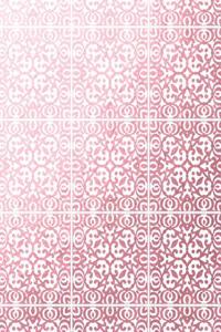 Faux Rose Gold Foil Pattern Notebook