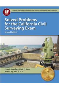 Solved Problems for the California Civil Surveying Exam