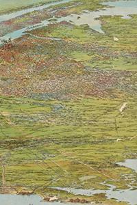 New York Vintage Map Field Journal Notebook, 50 pages/25 sheets, 4x6