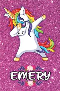 Emery - Dabbing Unicorn Notebook