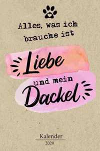 Dackel Kalender 2020