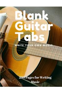 Blank Guitar Tabs