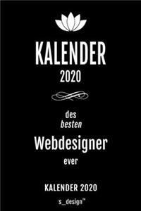 Kalender 2020 für Webdesigner