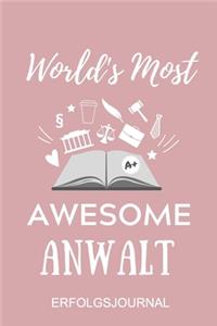 World's Most Awesome Anwalt Erfolgsjournal