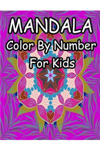 Mandala Color by Number for Kids