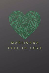 Marijuana Lovers Notebook. Cannabis Journal. Notebook 120 pages 6x9