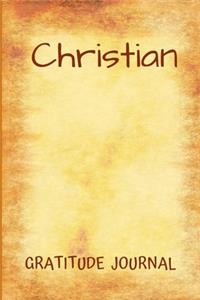 Christian Gratitude Journal: Personalized with Name and Prompted, for Men