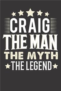 Craig The Man The Myth The Legend