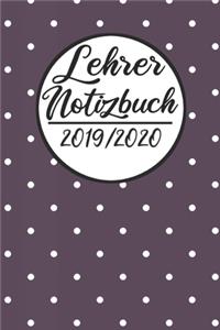 Lehrer Notizbuch 2019 / 2020
