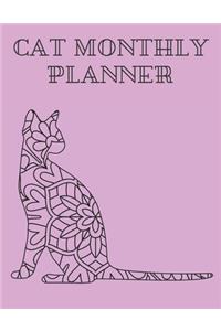Cat Monthly Planner